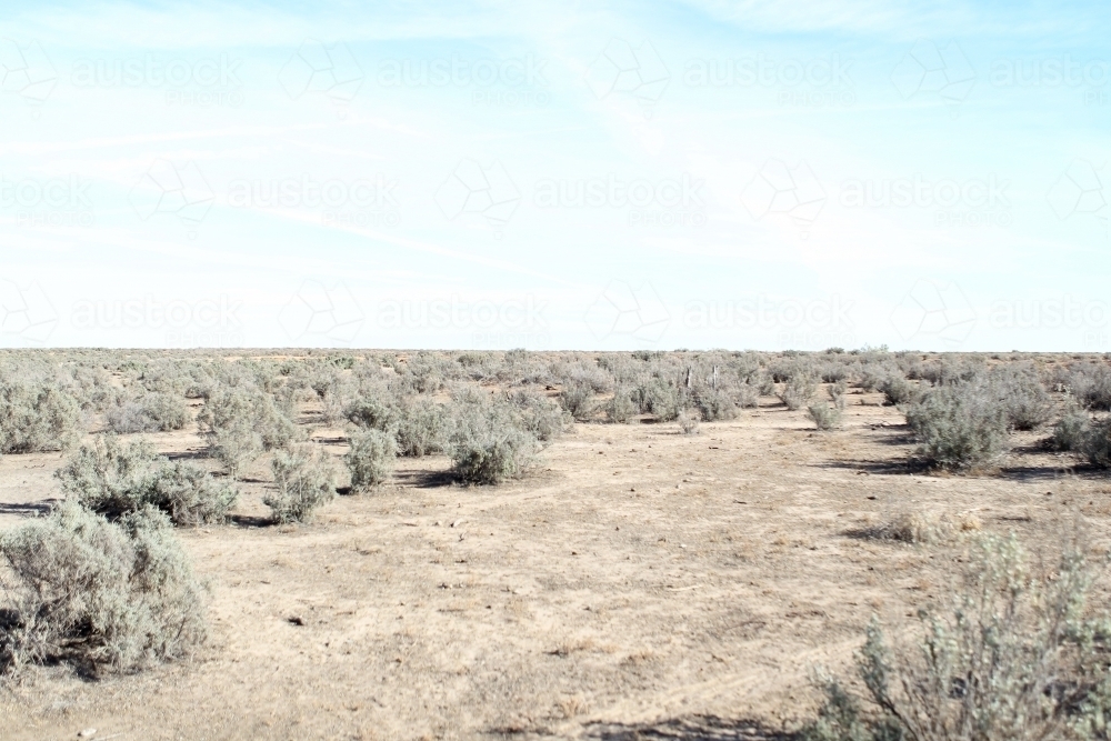 Sparse landscape - Australian Stock Image