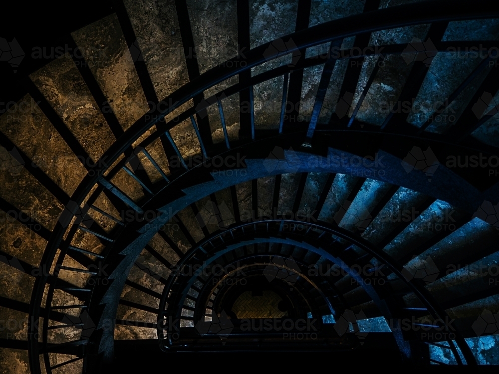 Spiral Staircase in Sydney - Australian Stock Image