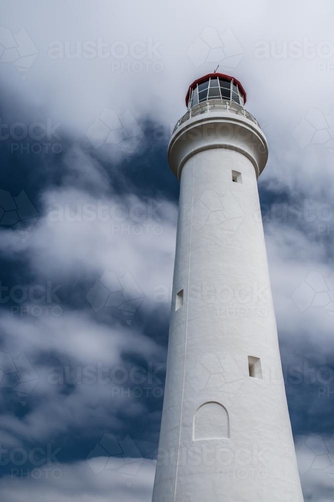 Split point lighthouse at Aireys Inlet on the Great Ocean Road - Australian Stock Image