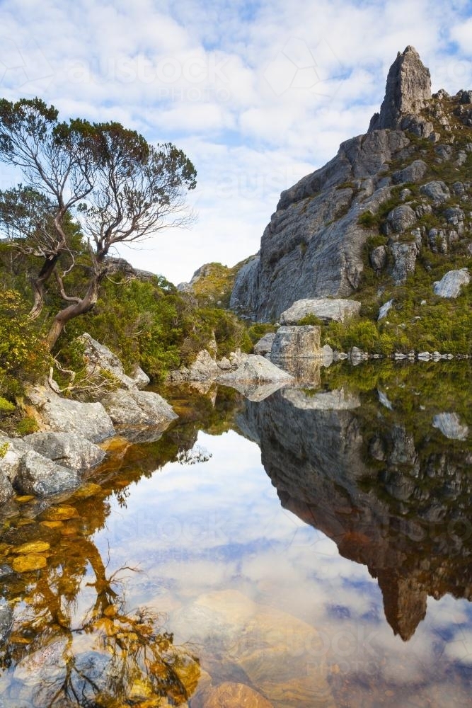 Square Lake - Australian Stock Image