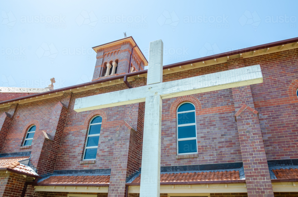 st augustines catholic church in coolangatta, gold coast queensland - Australian Stock Image