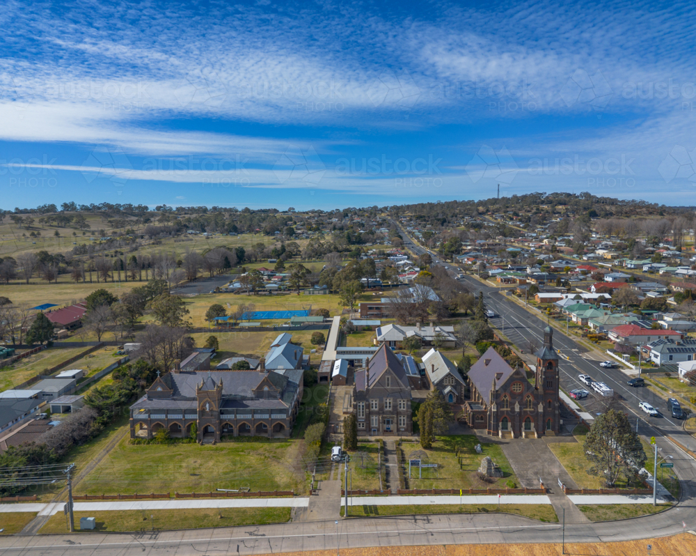 St Josephs Convent and School in Glen Innes, New South Wales, Australia - Australian Stock Image