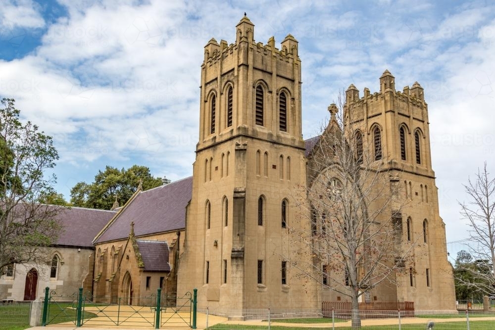 St Patrick's Catholic Church Singleton - Australian Stock Image