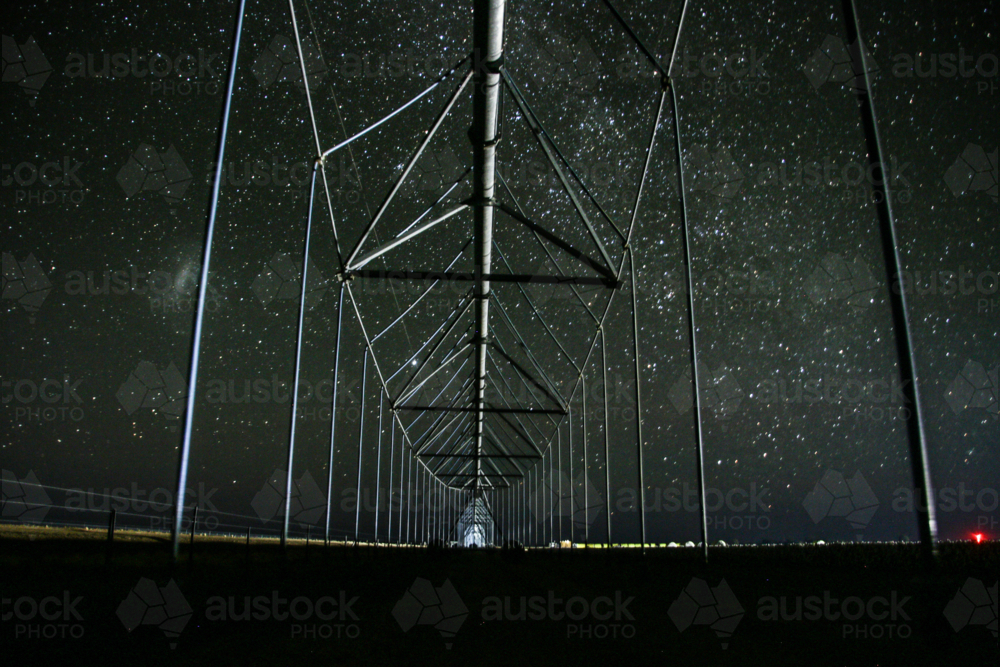 Stars under pivot - Australian Stock Image