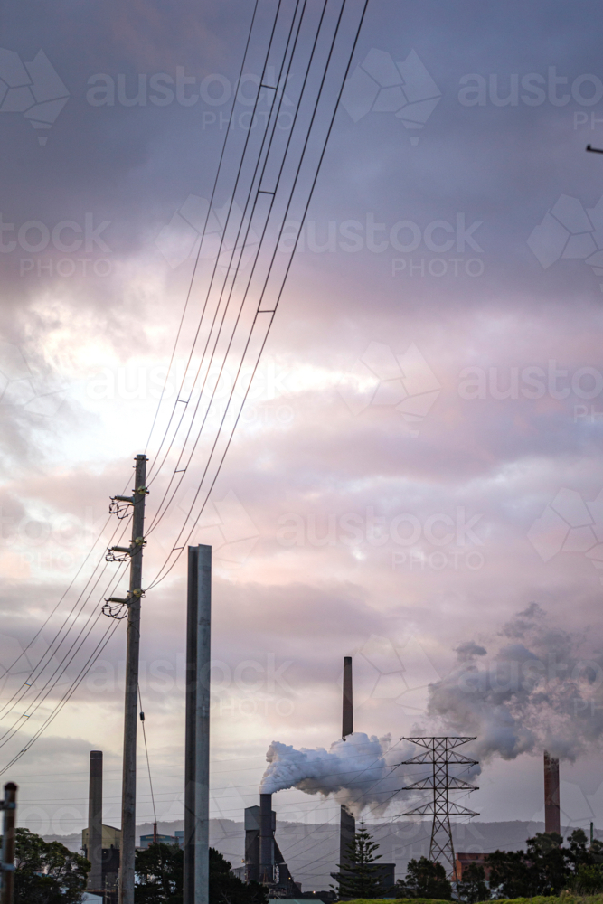 Steel Smelter - Australian Stock Image