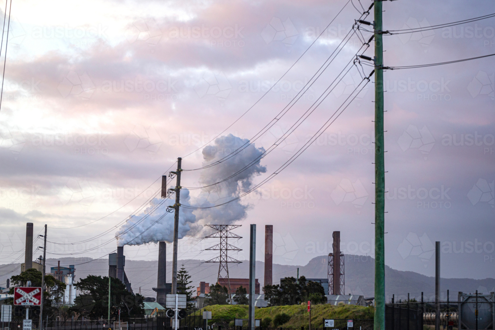 Steel Smelter - Australian Stock Image