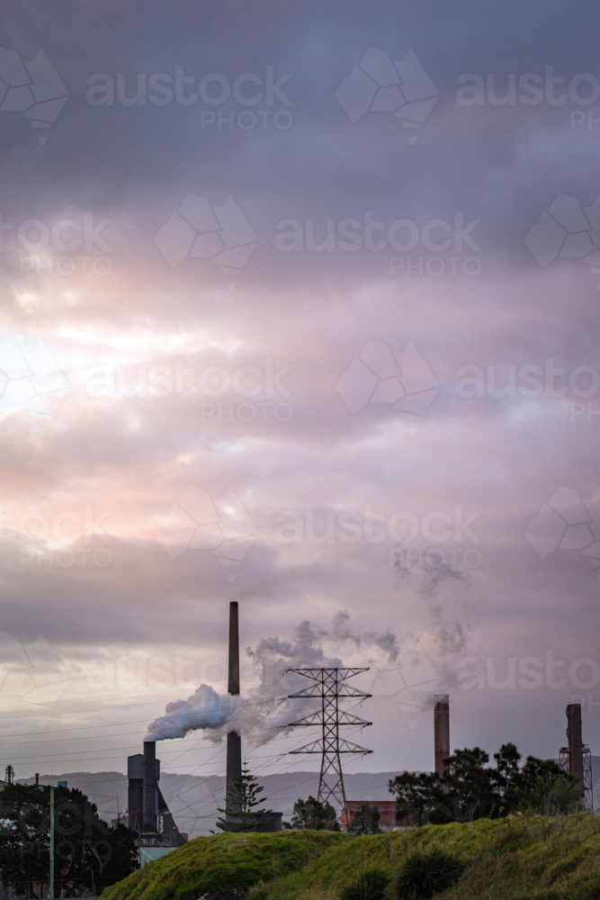 Steel Smelter - Australian Stock Image