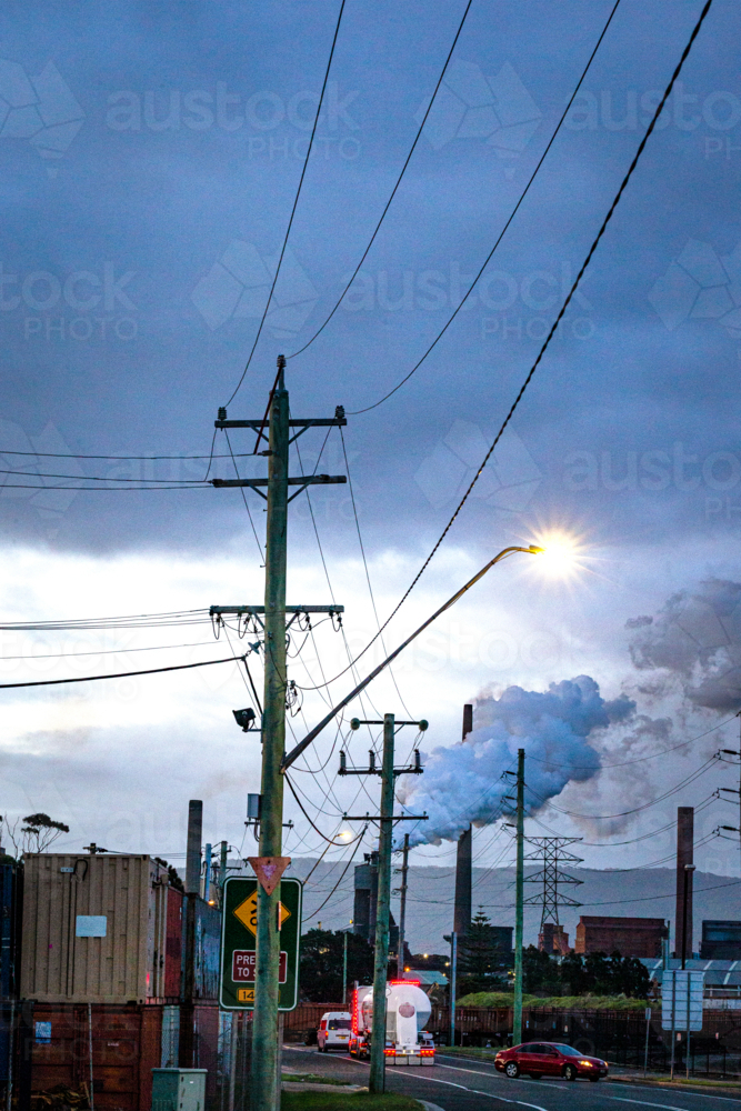Steel Smelter - Australian Stock Image