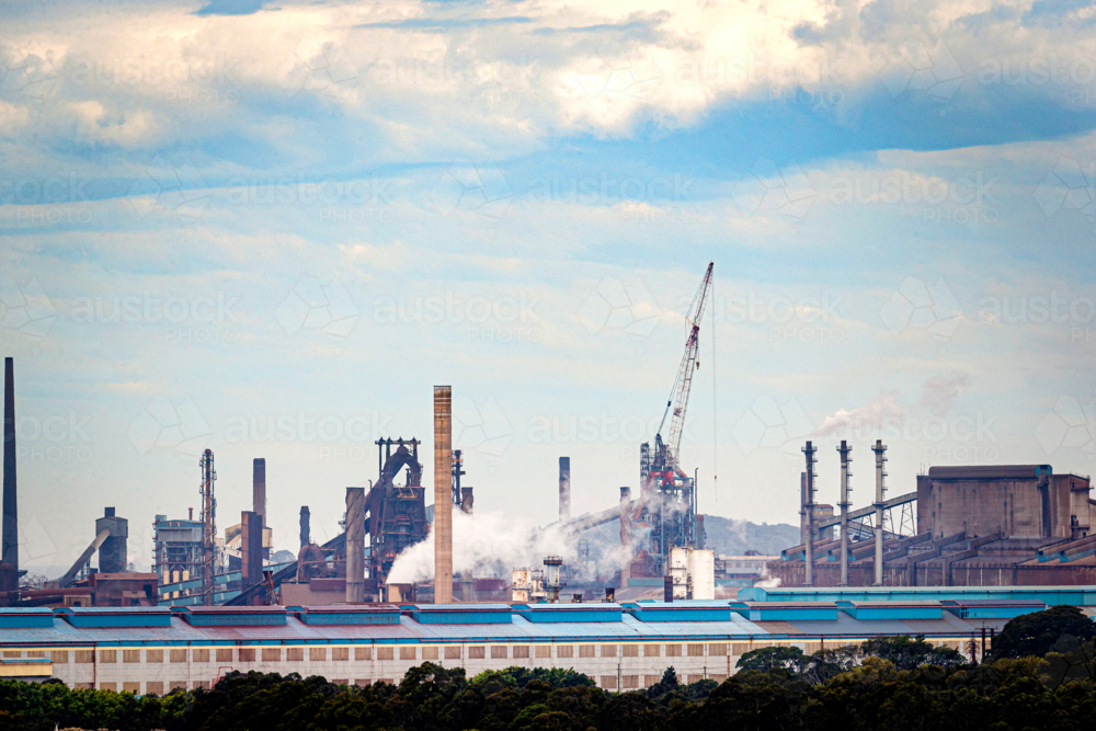 Steel Smelter - Australian Stock Image