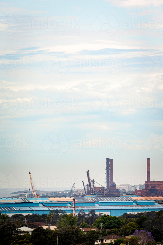 Steel Smelter - Australian Stock Image