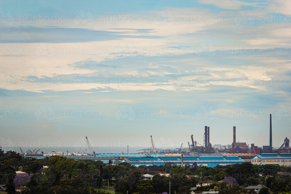 Steel Smelter - Australian Stock Image