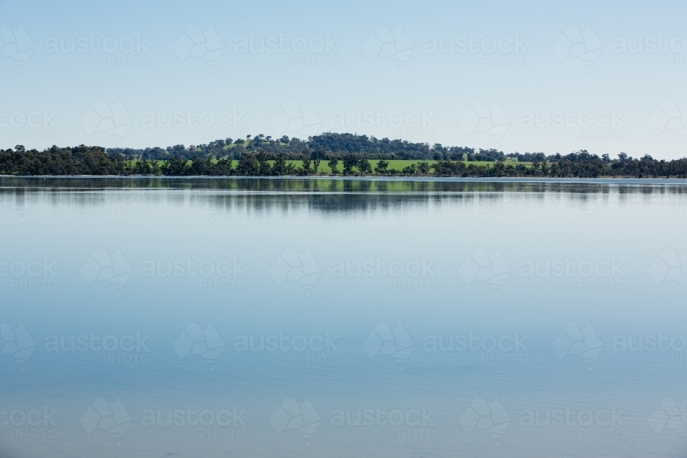 Still water at Lake Towerrinning - Australian Stock Image