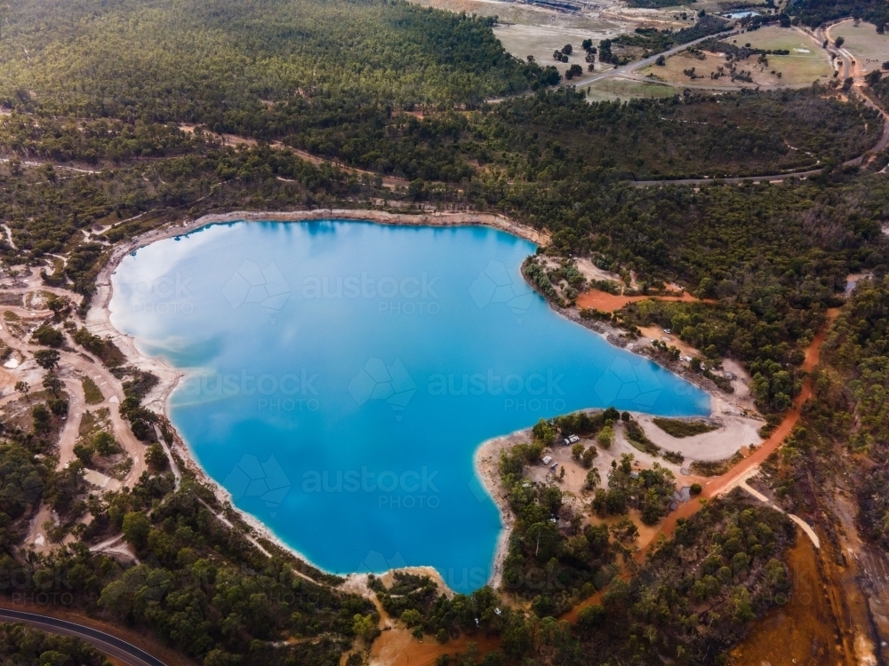 Stockton Lake Western Australia - Australian Stock Image