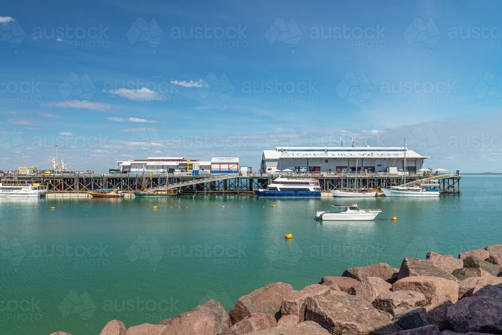 Stokes Hill Wharf - Australian Stock Image