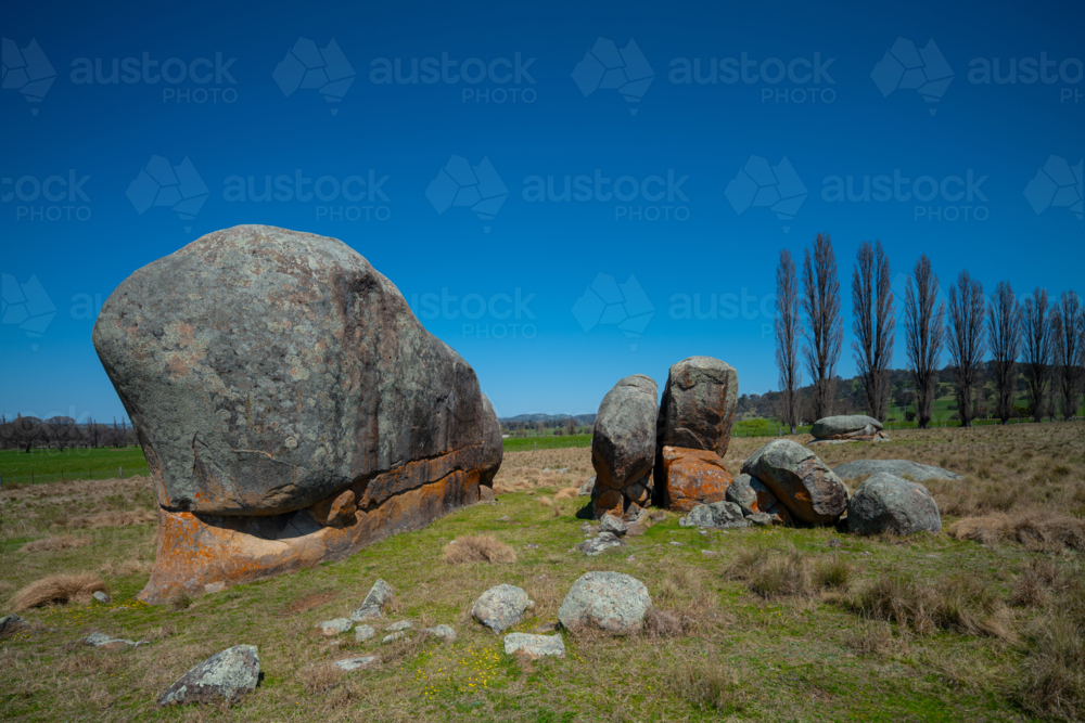 Stonehenge Recreational Reserve near Glen Innes, New South Wales - Australian Stock Image