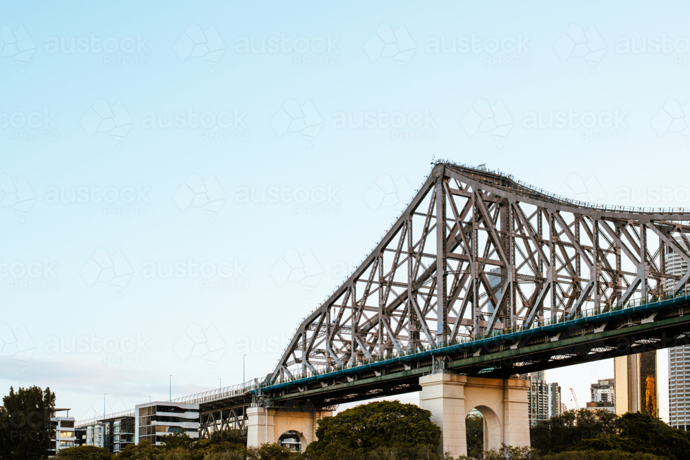 Storey Bridge in Brisbane - Australian Stock Image