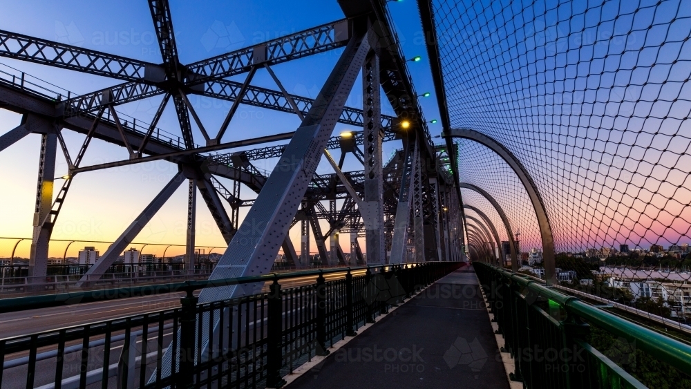 Story Bridge at Sunrise - Australian Stock Image