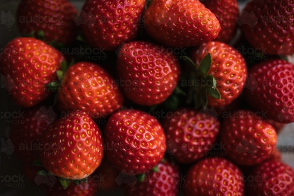 Strawberries close up - Australian Stock Image