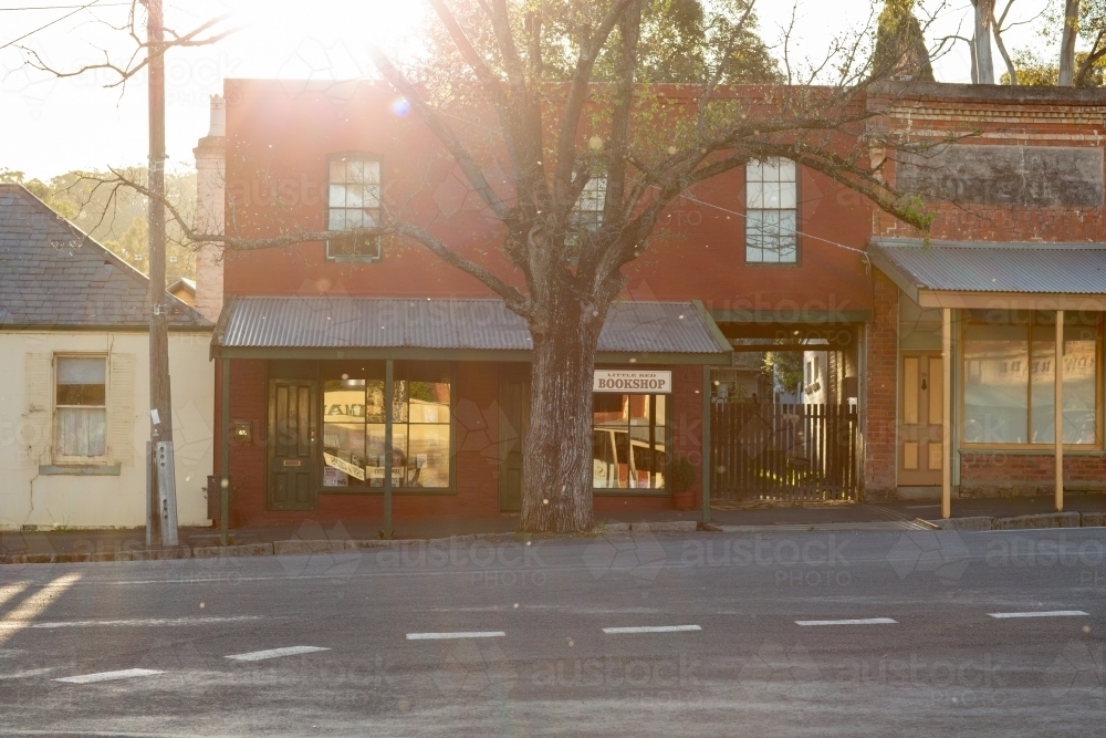 Street in historic village of Maldon - Australian Stock Image