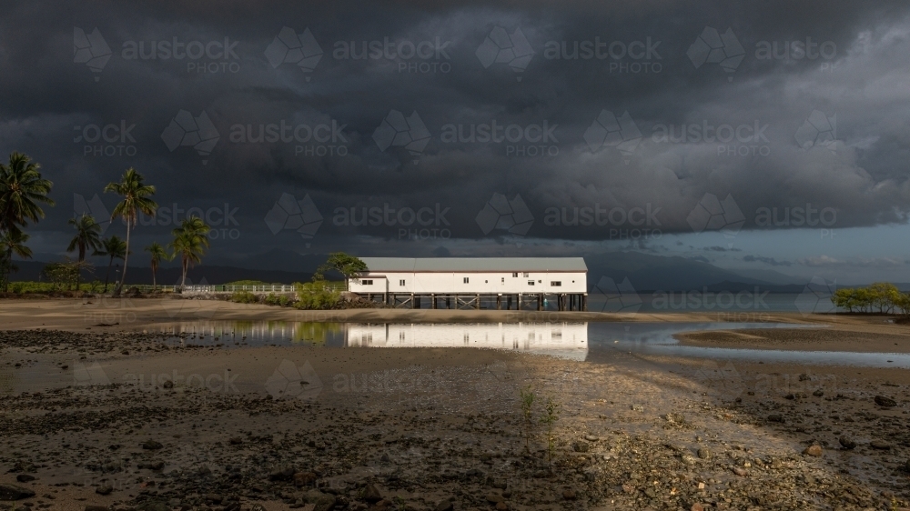 Sugar Wharf in Port Douglas at First light - Australian Stock Image