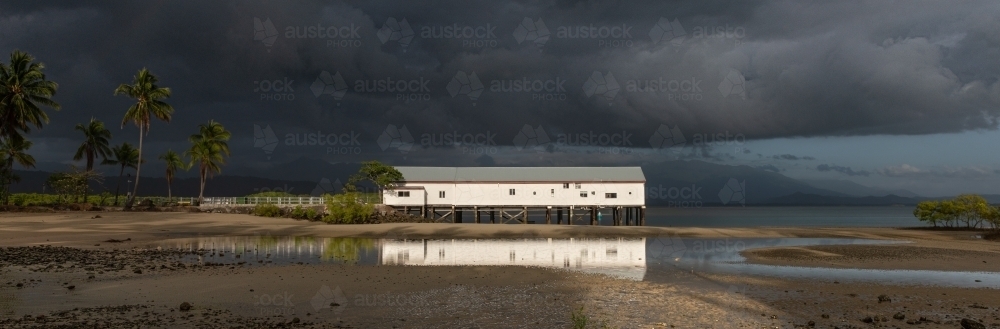 Sugar Wharf in Port Douglas at First light - Australian Stock Image