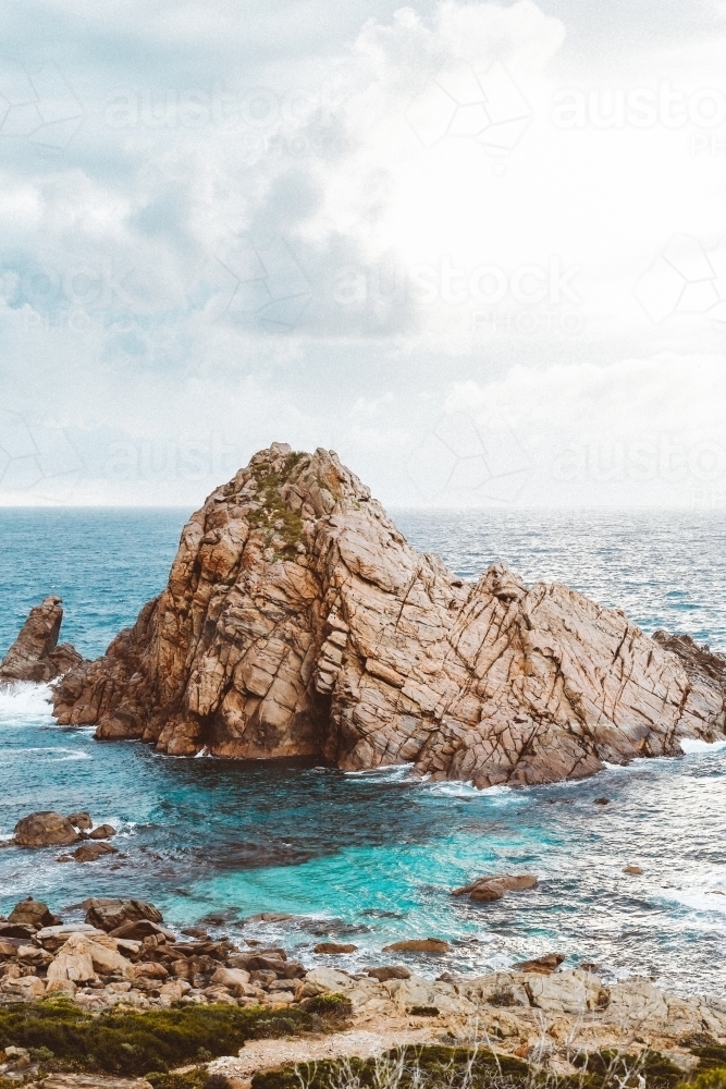 Sugarloaf rock - Australian Stock Image