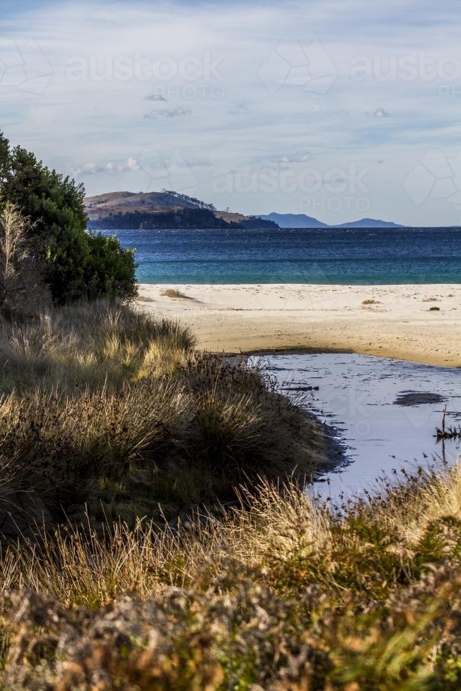 Summer coastline, Orford. - Australian Stock Image
