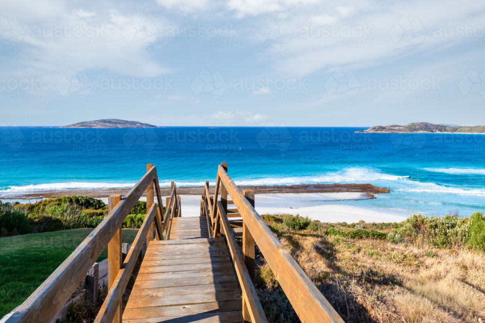 Summer Colours At West Beach Esperance - Australian Stock Image
