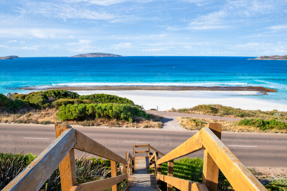 Summer Colours At West Beach Esperance - Australian Stock Image