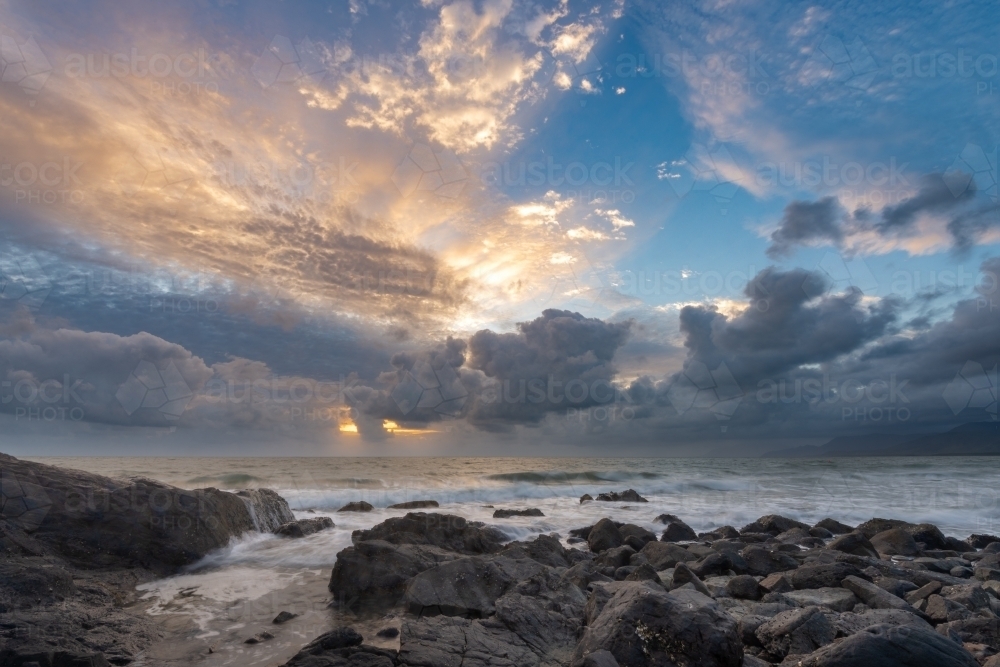 Sunrise at 4 Mile Beach, Port Douglas - Australian Stock Image