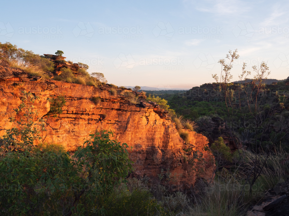 Sunrise at Mirima National Park, Kununurra - Australian Stock Image