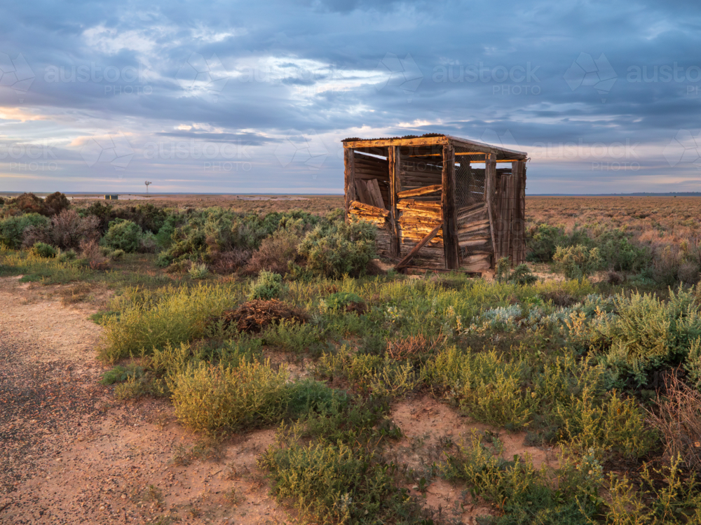 Sunrise at Mungo National Park - Australian Stock Image