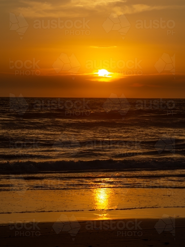 Sunrise over the ocean - Australian Stock Image