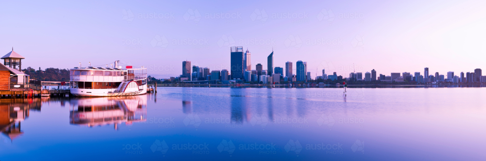 Sunrise Perth City Western Australia - Australian Stock Image
