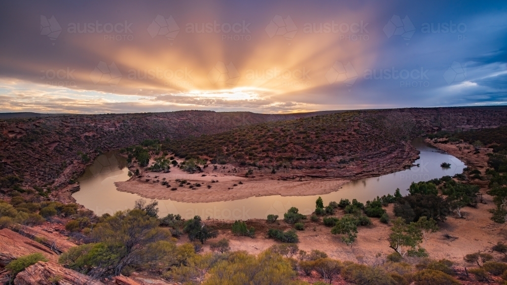Sunset - Australian Stock Image