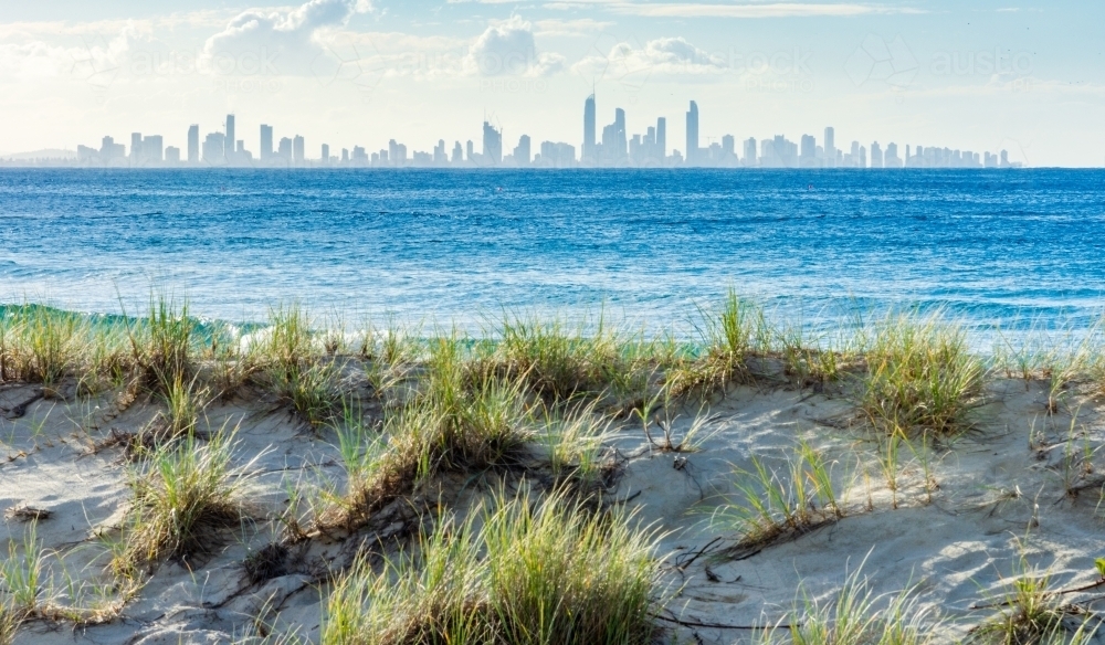 Sunset over the Gold Coast - Australian Stock Image