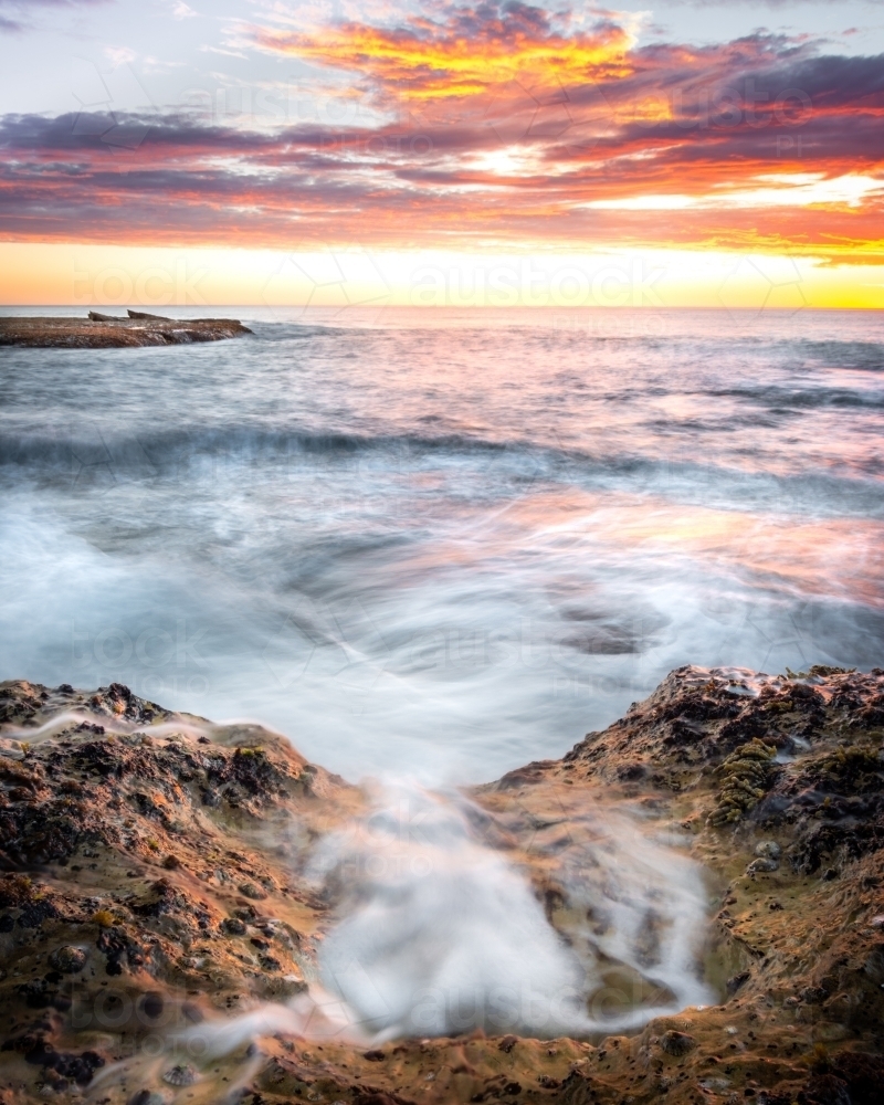 Surf Coast Sunrise - Australian Stock Image
