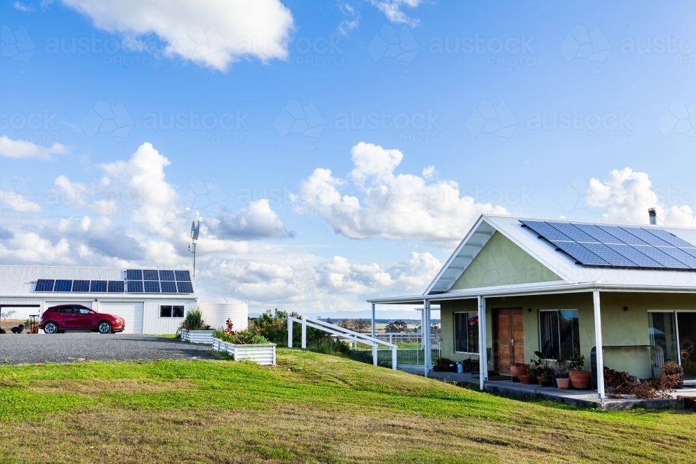 Beautiful view of Sustainable Off-Grid Penthouse Apartment Exterior Cladding