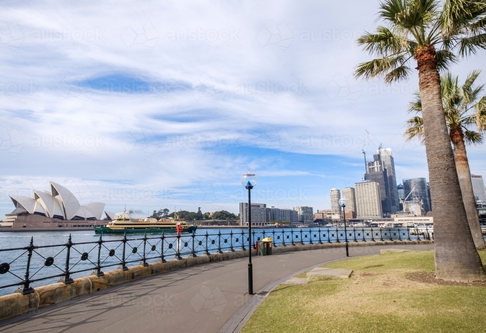 Sydney Foreshore and Ferry - Australian Stock Image