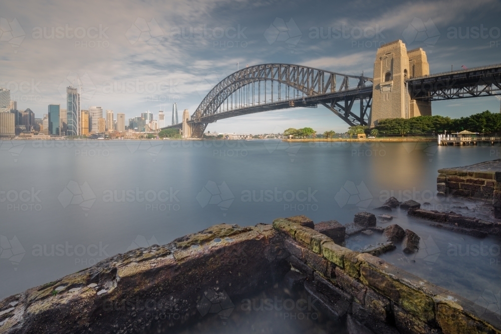 Sydney Harbour and Sydney Harbour Bridge - Australian Stock Image