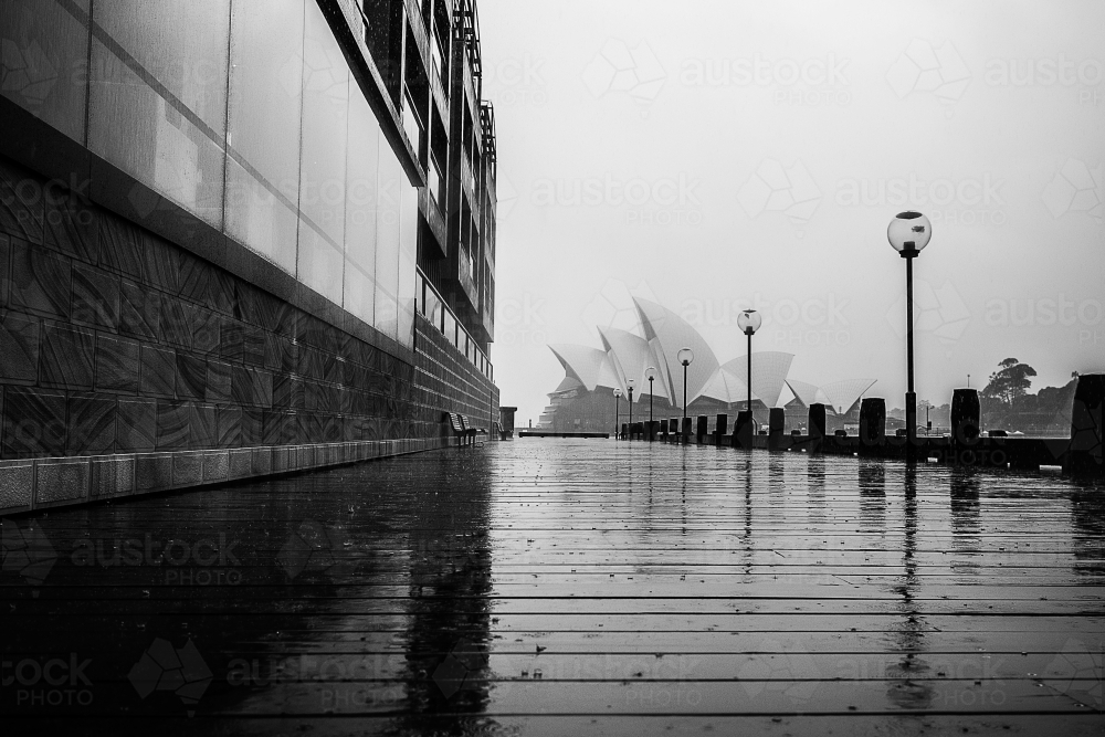 Sydney Rainy day - Australian Stock Image