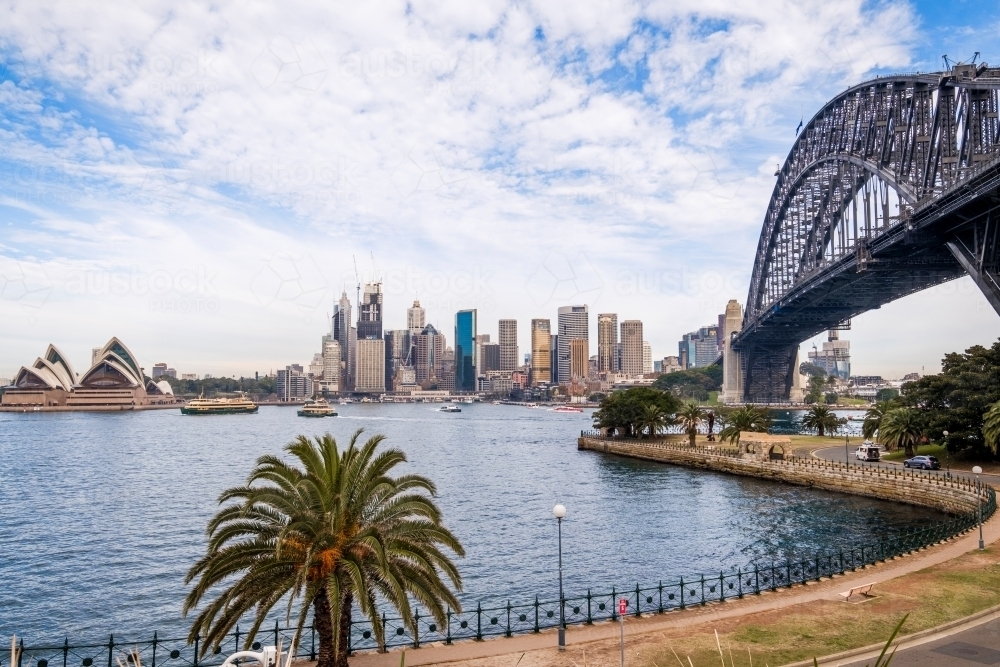 Sydney view from Milsons Point - Australian Stock Image