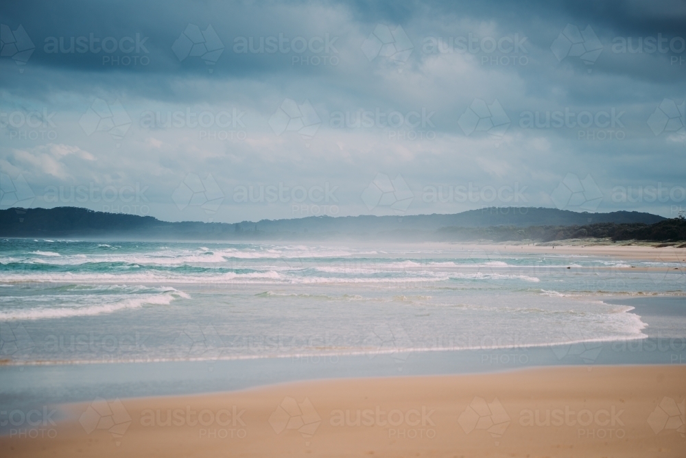 Tallow Beach in Byron Bay - Australian Stock Image