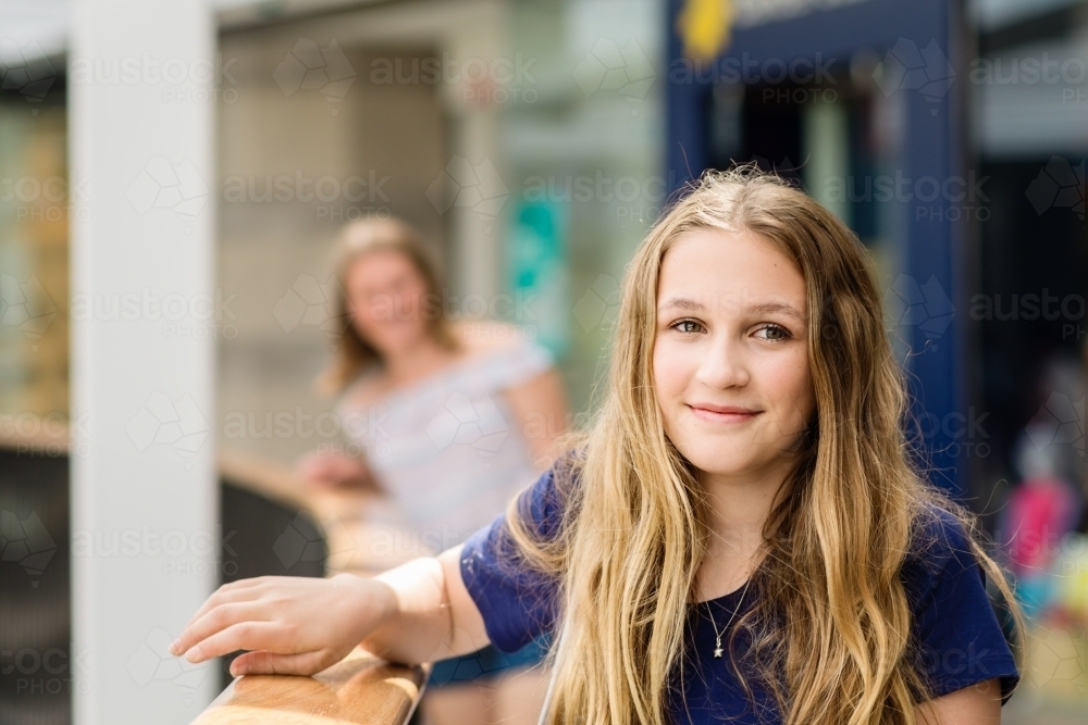 Teen girl at the mall - Australian Stock Image