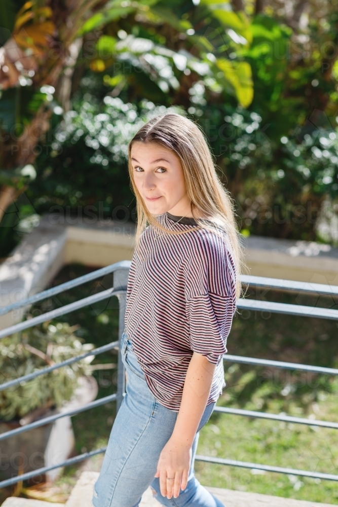 teenage girl - Australian Stock Image