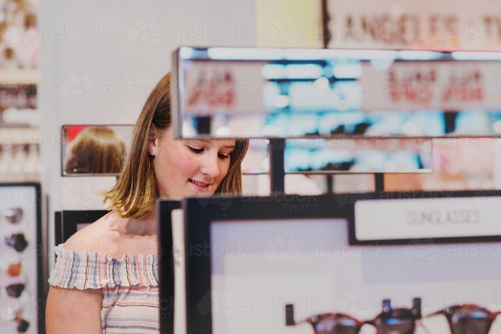 teens shopping at the mall - Australian Stock Image
