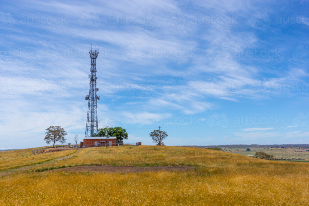 Telecoms Tower in Glen Innes, northern New South Wales, Australia - Australian Stock Image