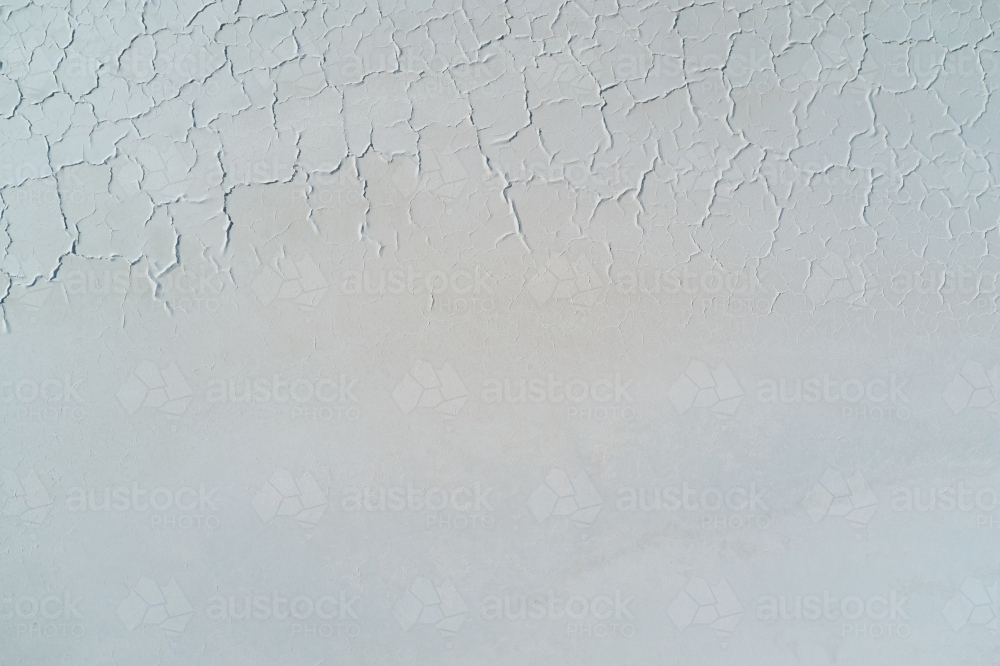 Texture of the dry surface on a salt lake in Western Australia. - Australian Stock Image
