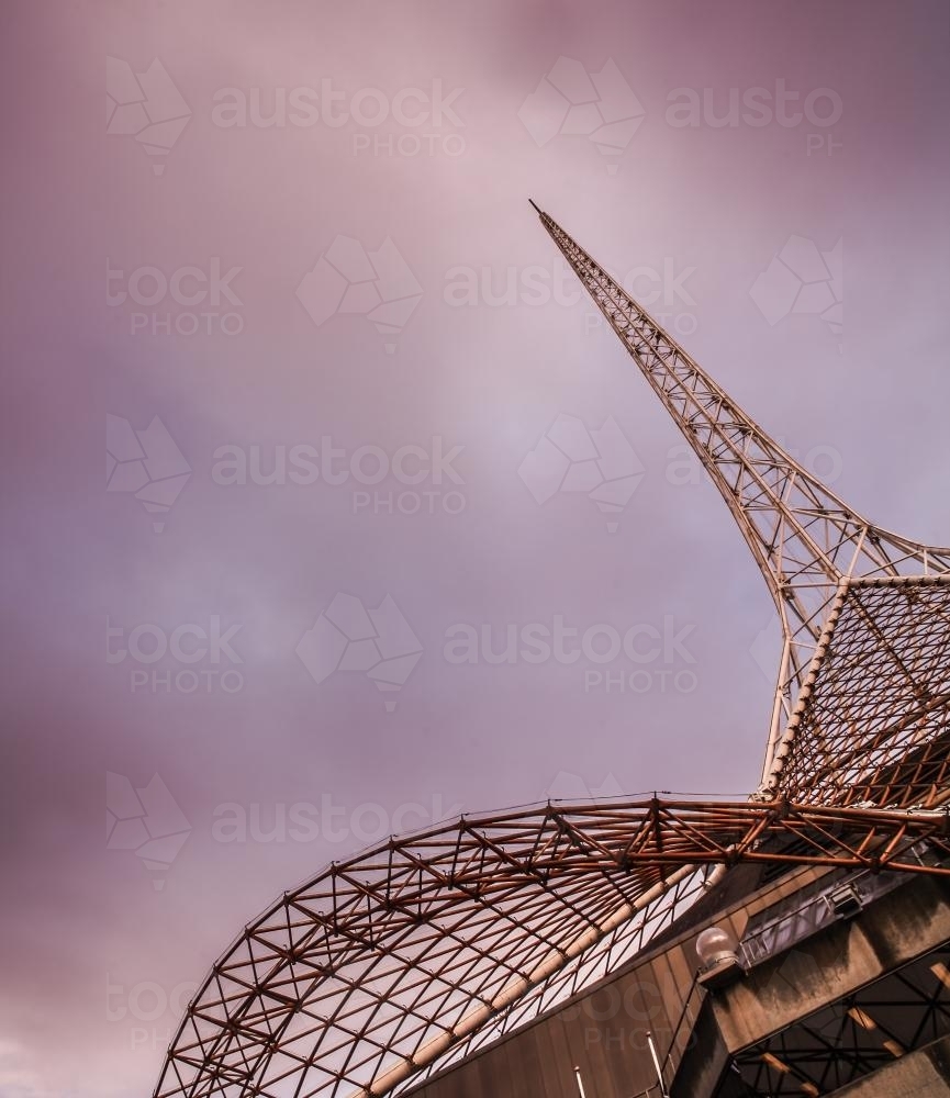 The Arts Centre Spire - in the CBD of Melbourne - Australian Stock Image
