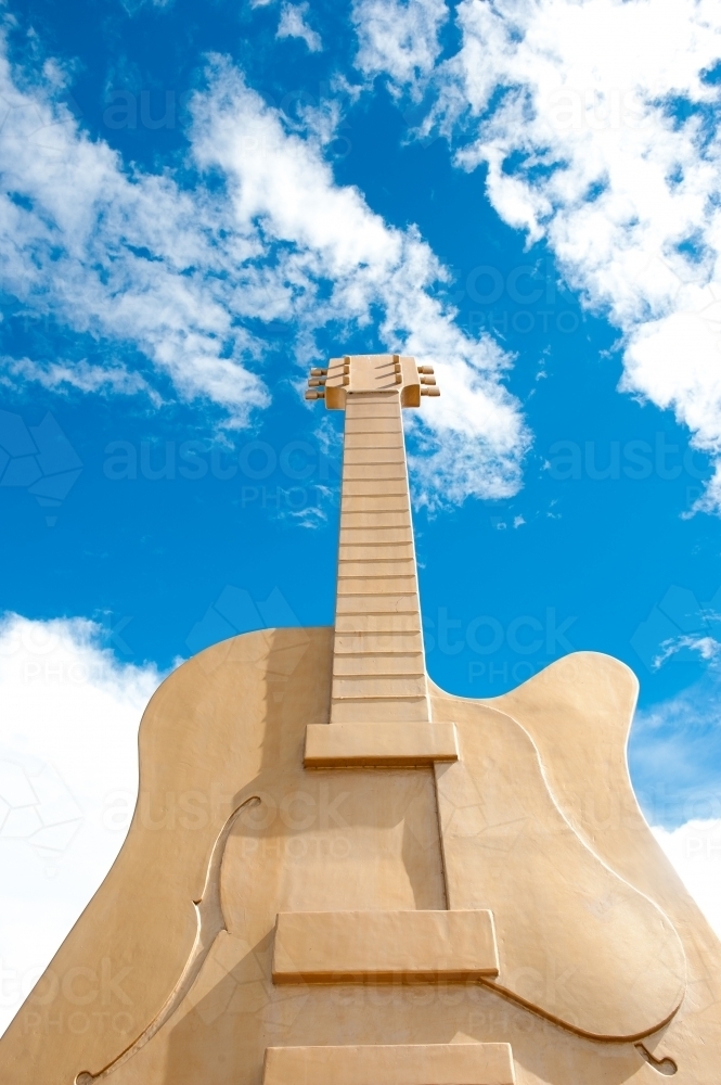 the Big Guitar at Tamworth - Australian Stock Image